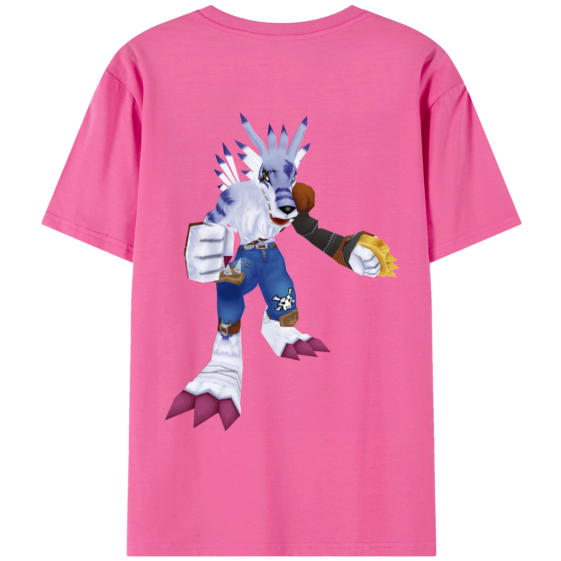 （画像用） Digimon デジタルモンスター/デジモン レディース半袖Tシャツ(バックプリント)